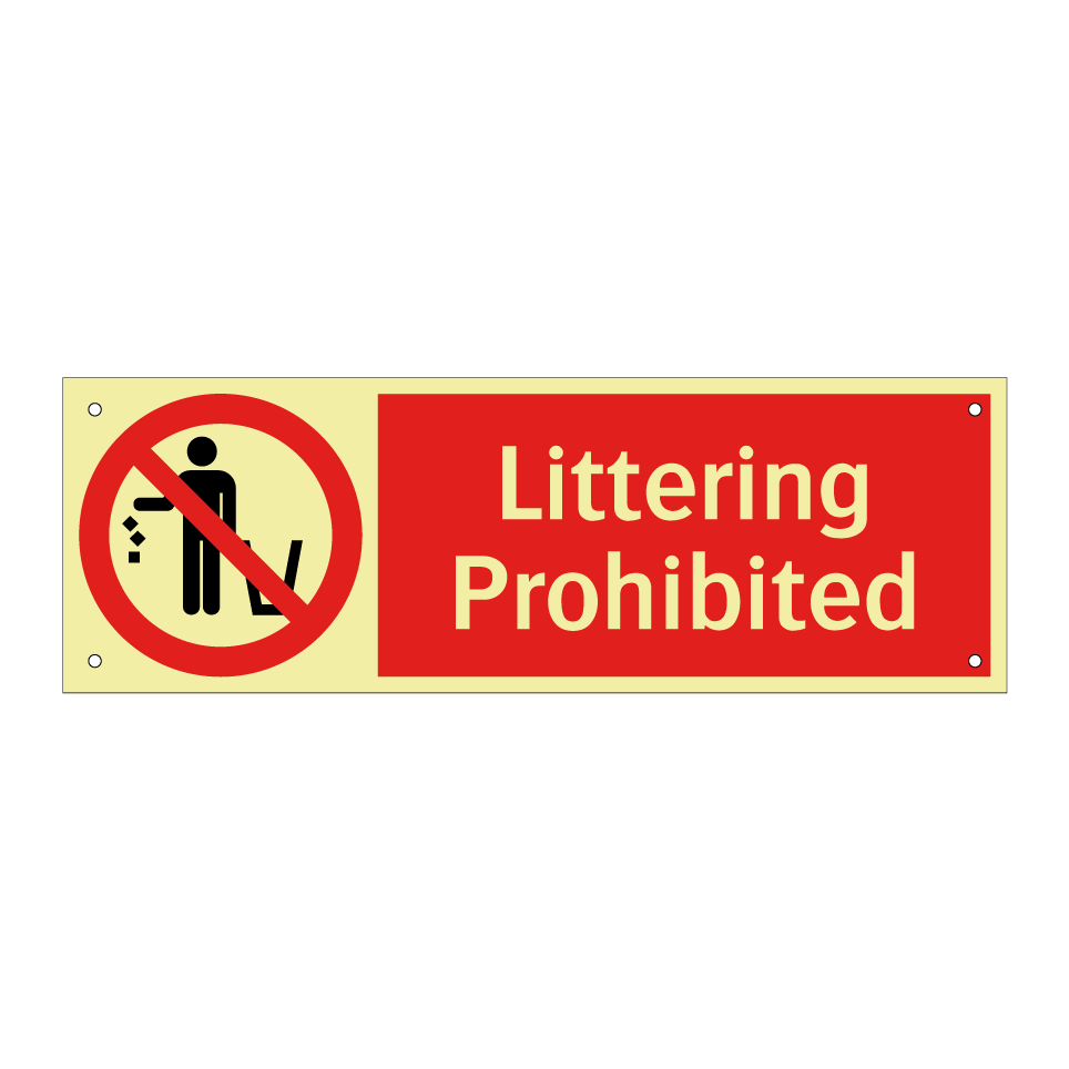 Littering Prohibited