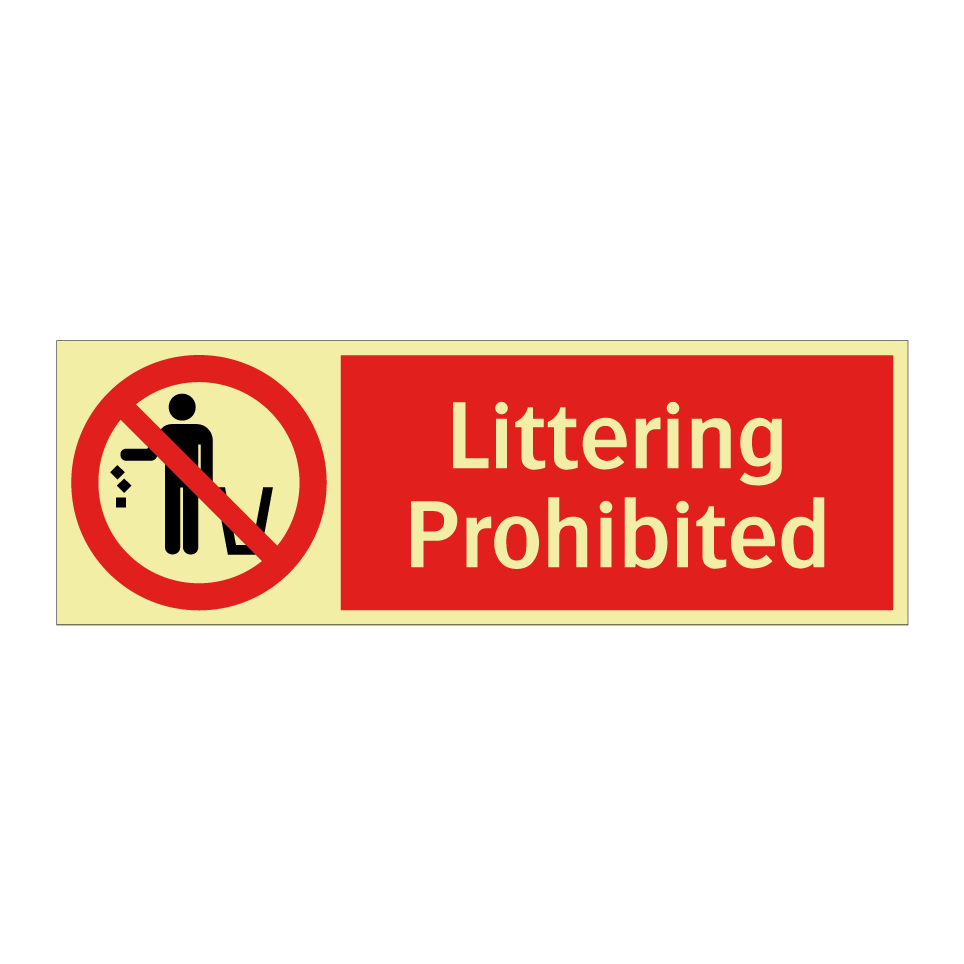 Littering Prohibited
