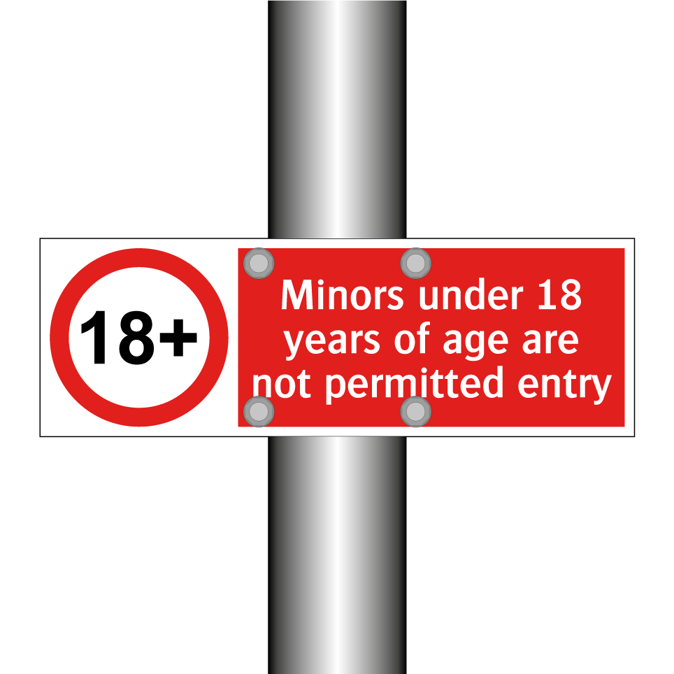 Minors under 18 years of age are not permitted entry