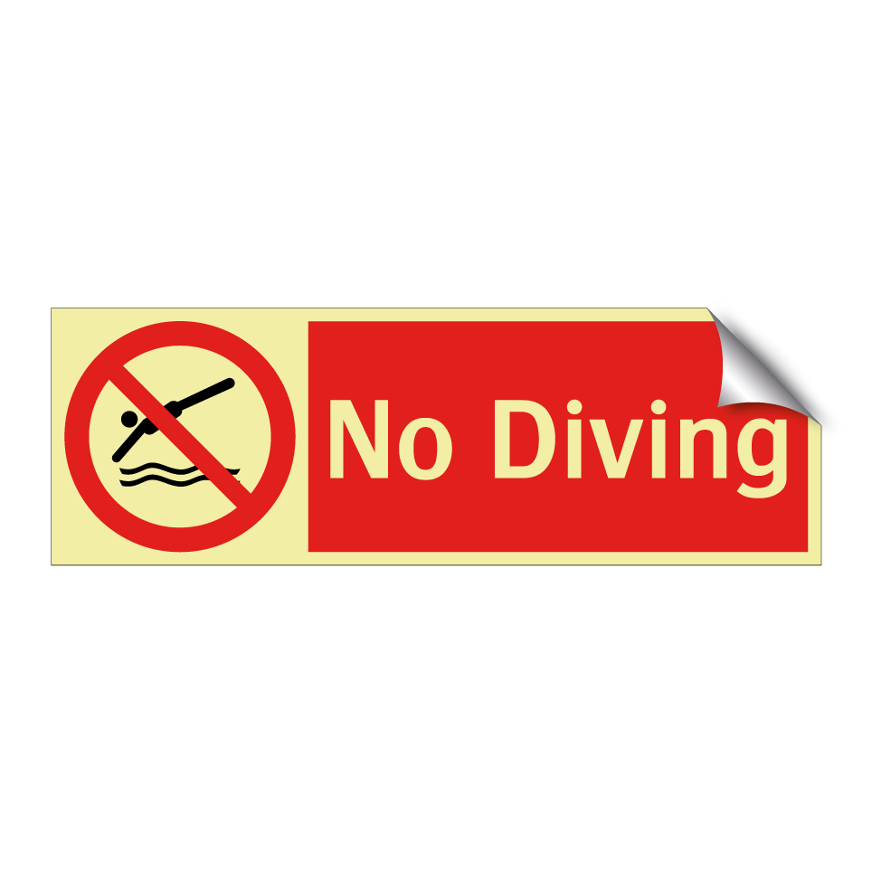 No Diving