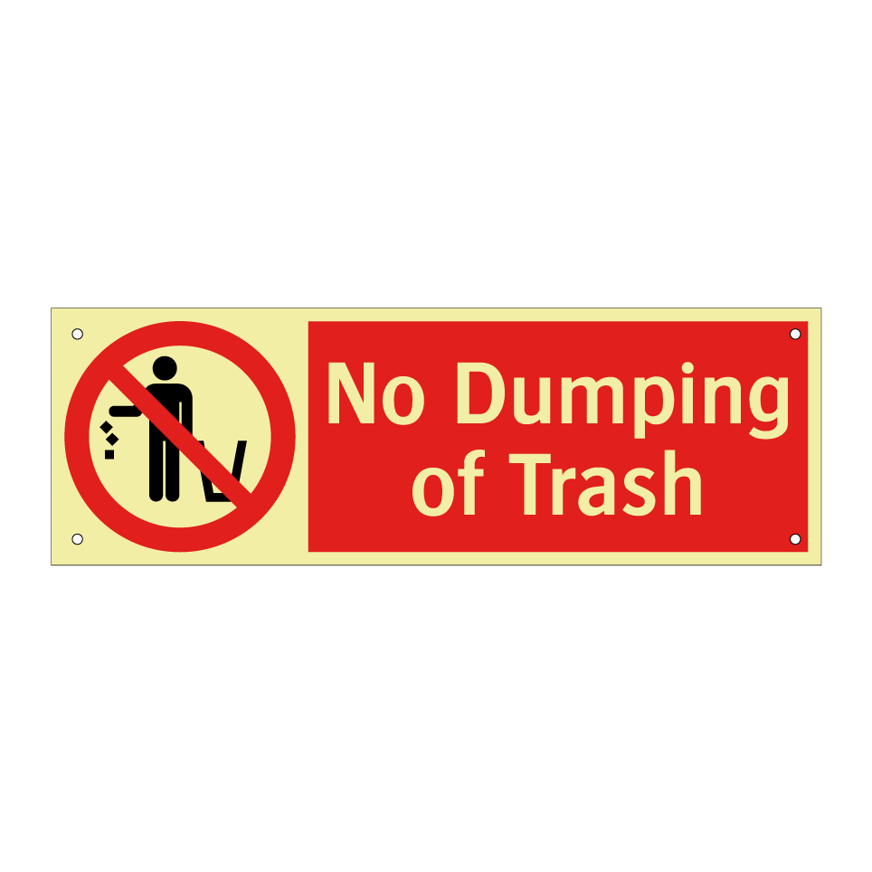 No Dumping of Trash