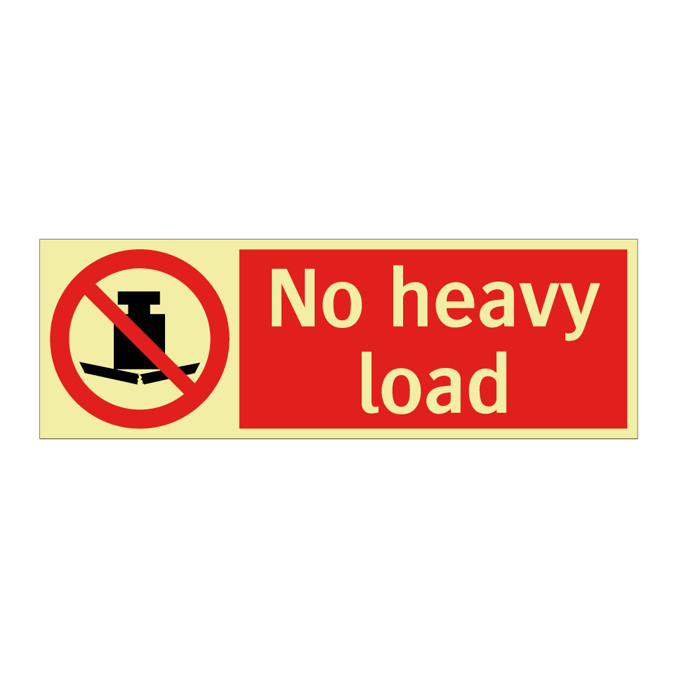 No heavy load