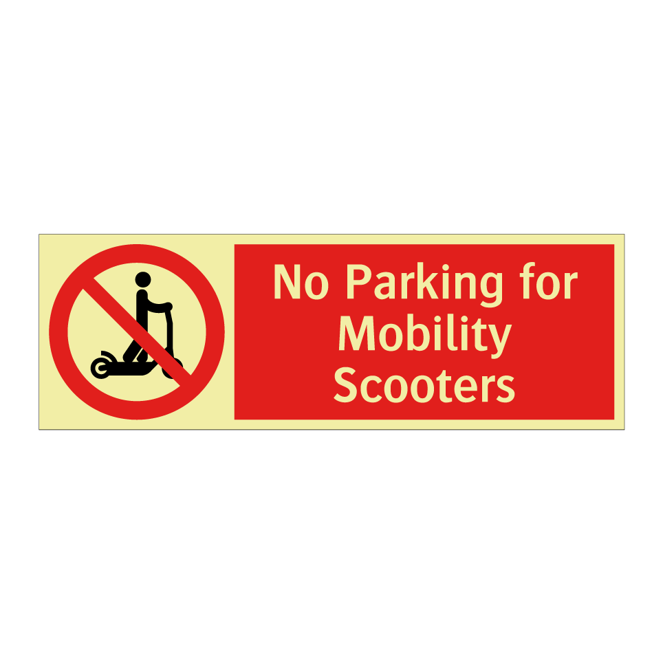 No Parking for Mobility Scooters