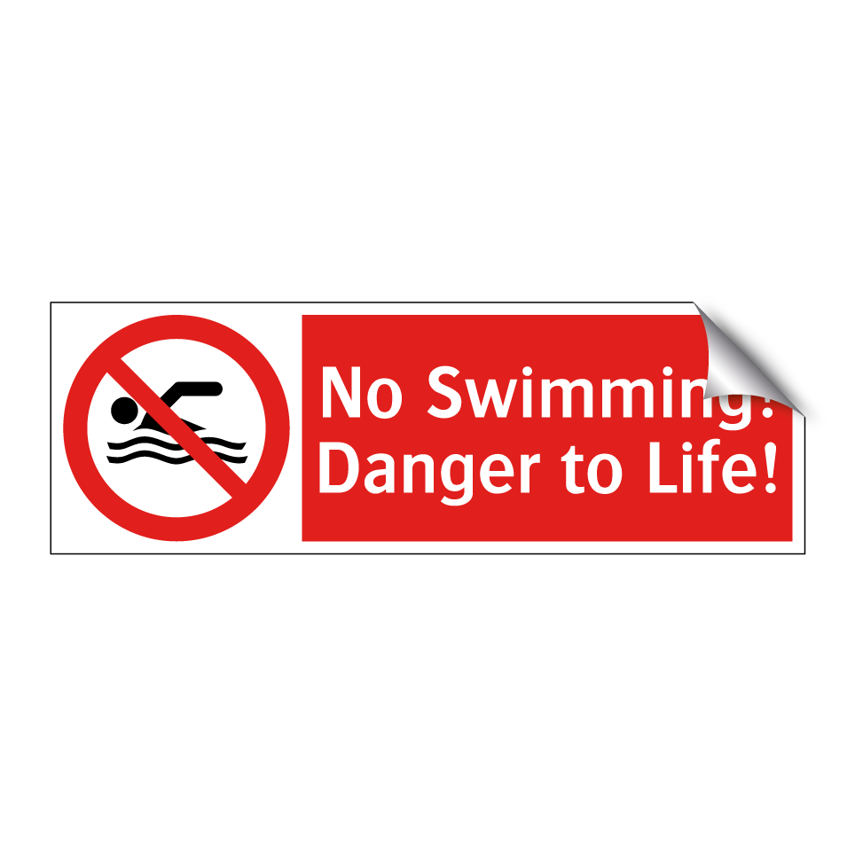 No Swimming! Danger to Life!