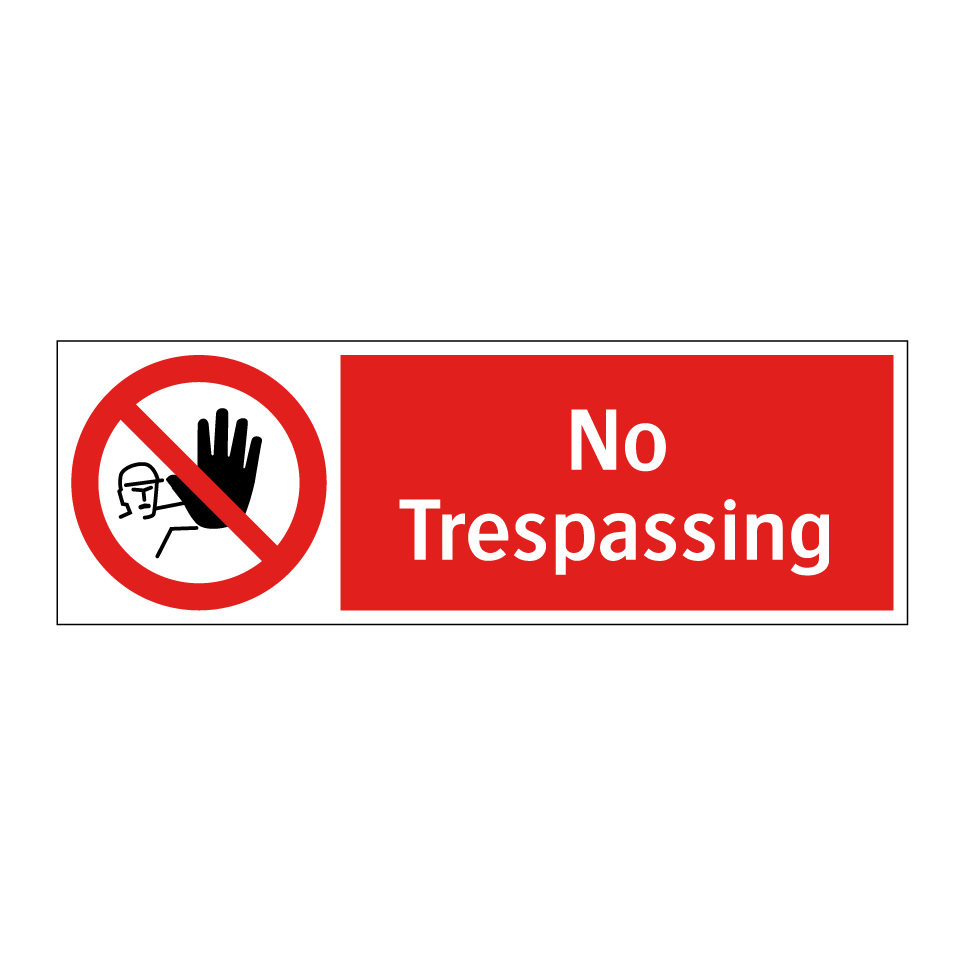 No Trespassing