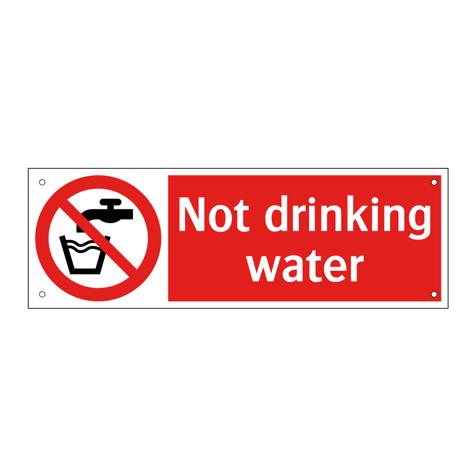 Not drinking water