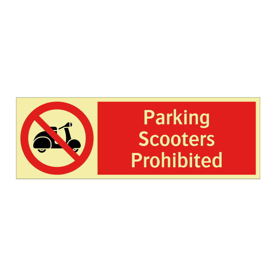 Parking Scooters Prohibited