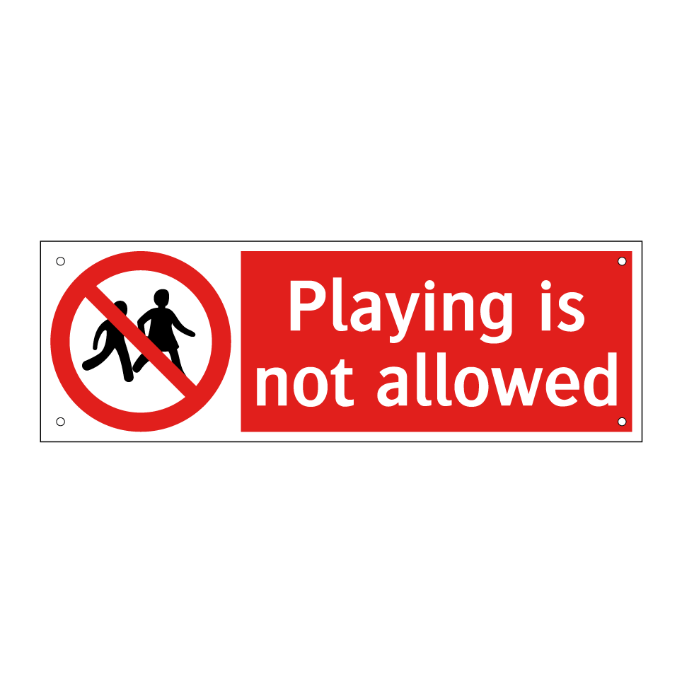 Playing is not allowed