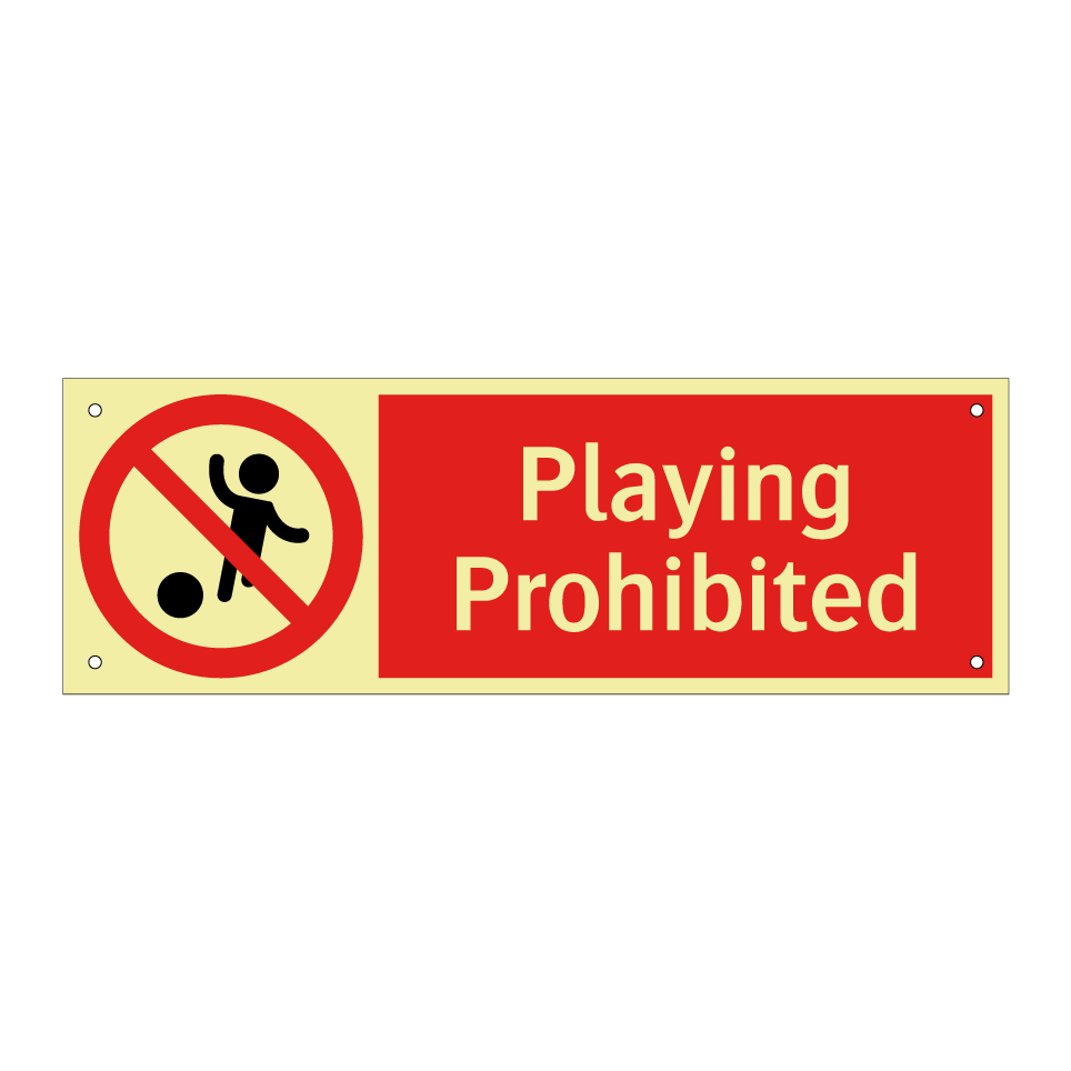 Playing Prohibited