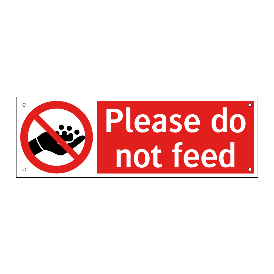 Please do not feed