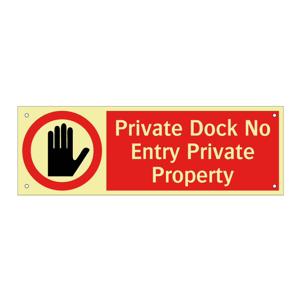 Private Dock No Entry Private Property