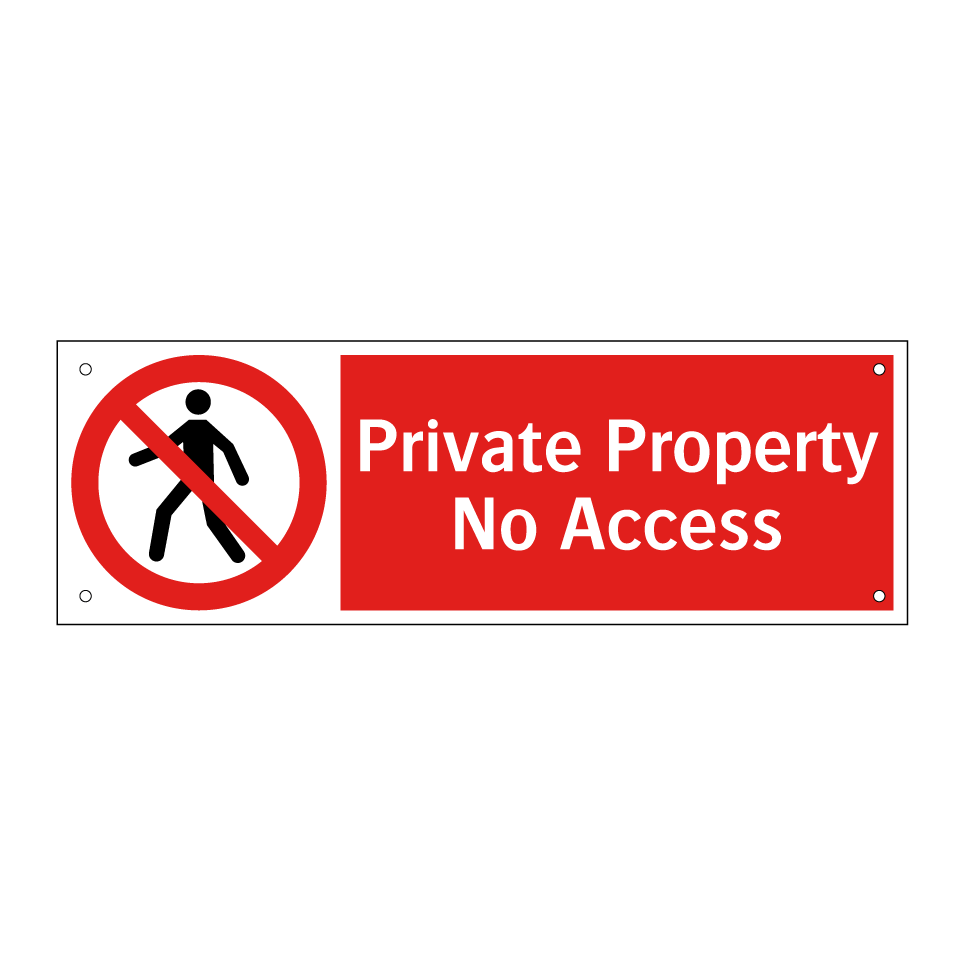 Private Property No Access