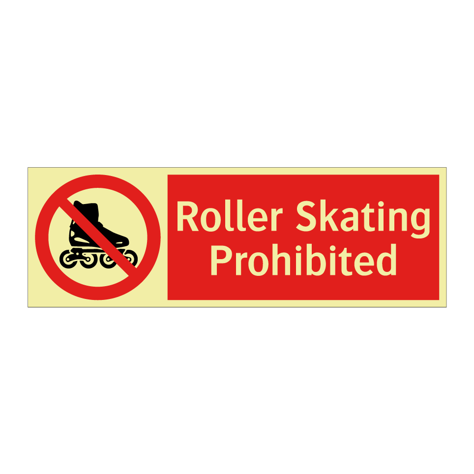 Roller Skating Prohibited