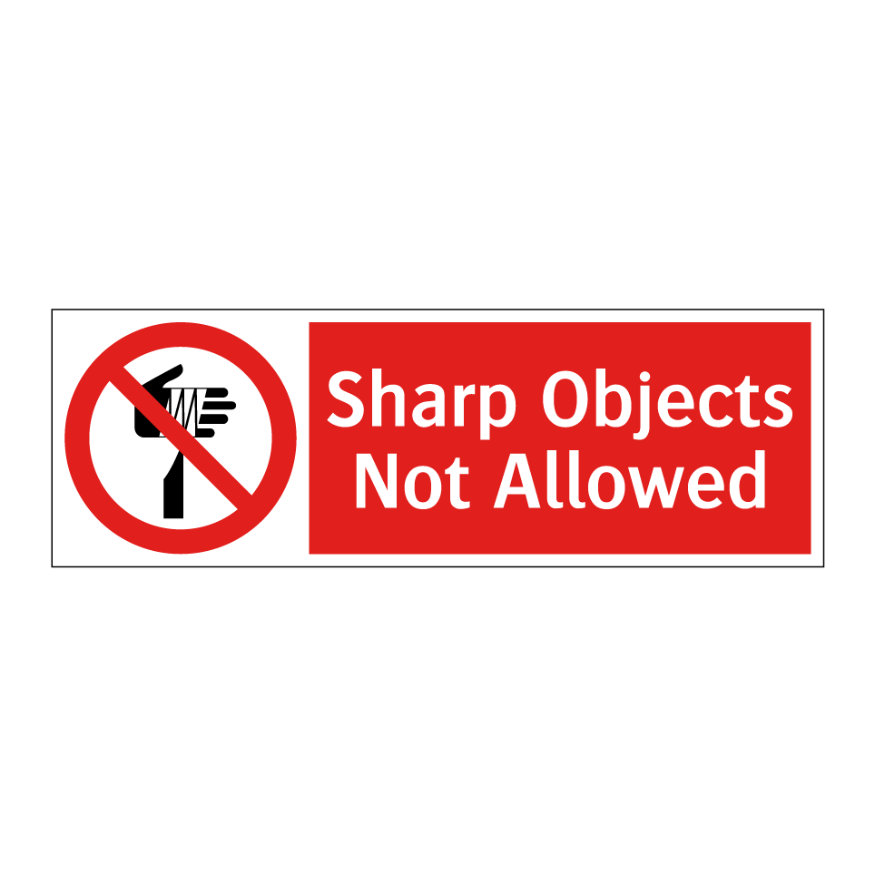 Sharp Objects Not Allowed