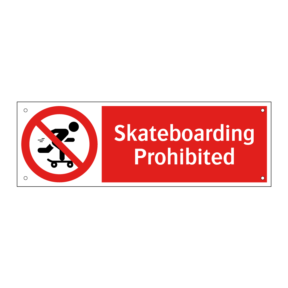 Skateboarding Prohibited