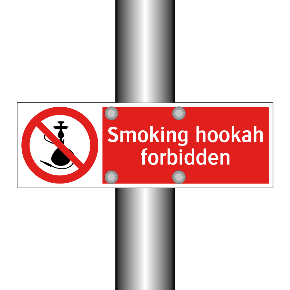 Smoking hookah forbidden