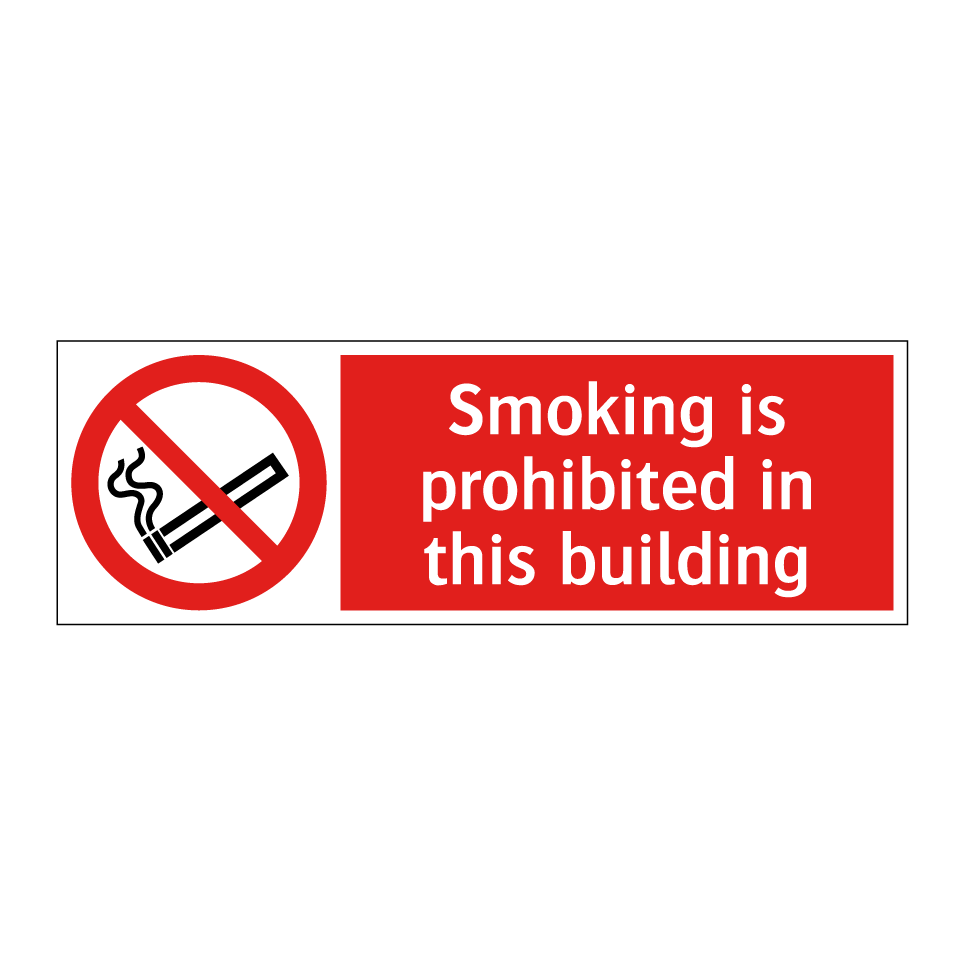 Smoking is prohibited in this building