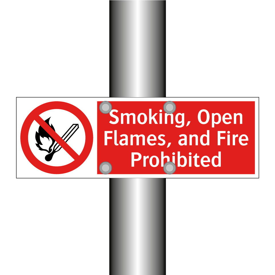 Smoking, Open Flames, and Fire Prohibited