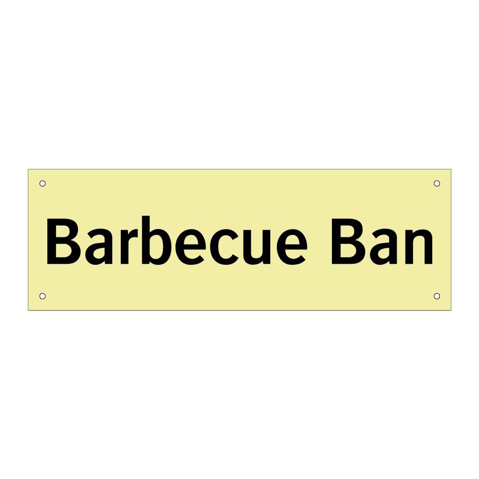 Barbecue Ban