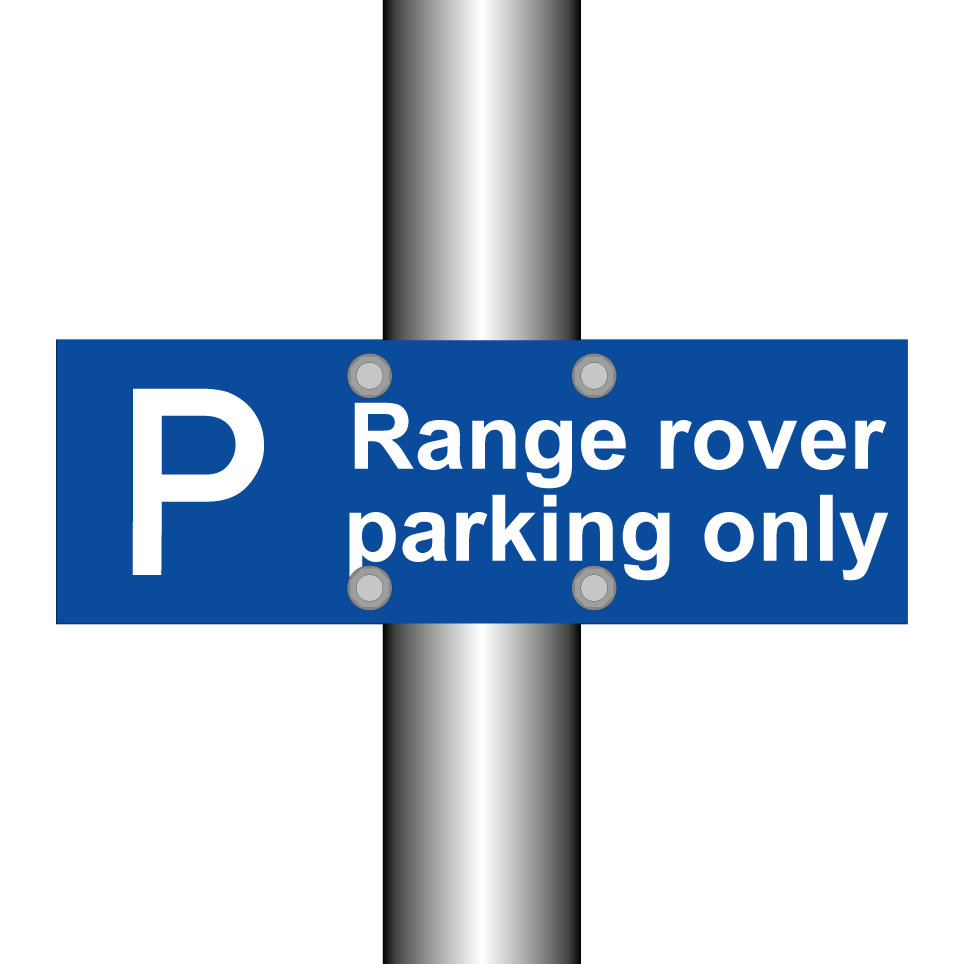 Range rover parking only