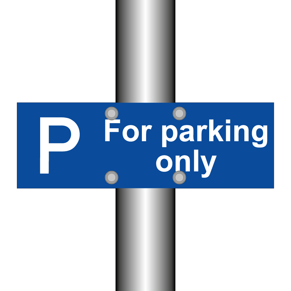 For parking only