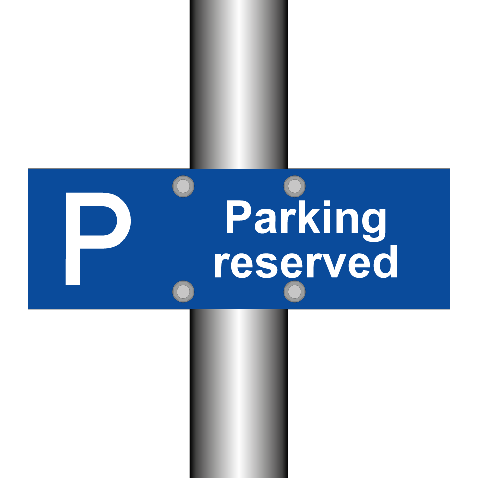 Parking reserved