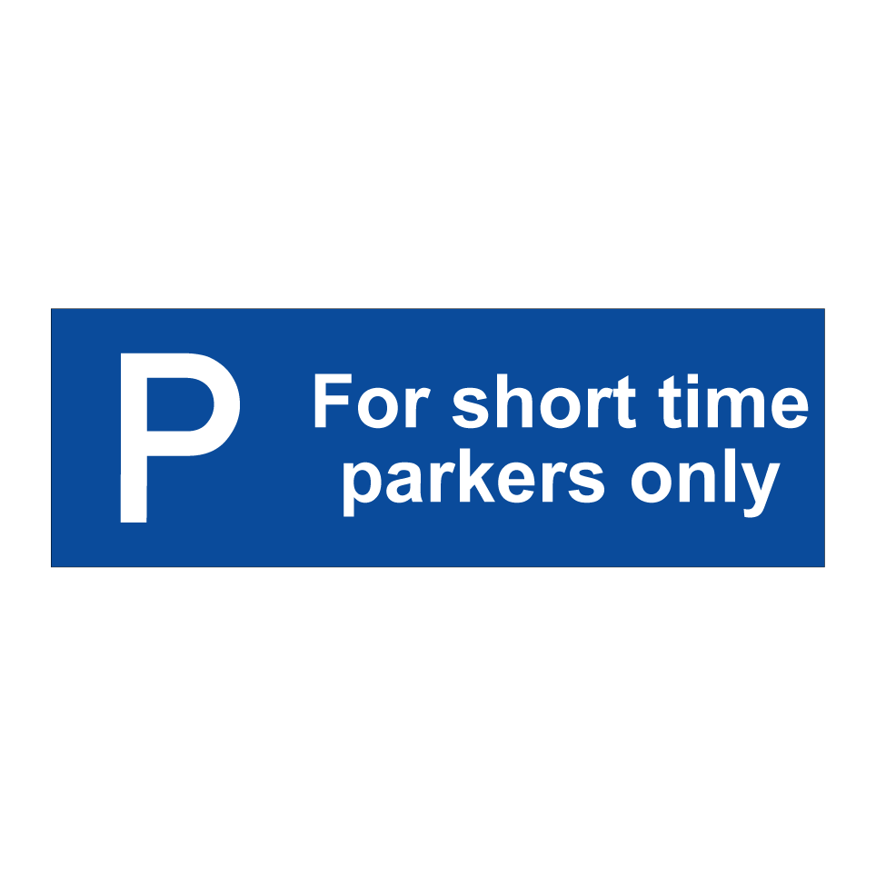 For short time parkers only