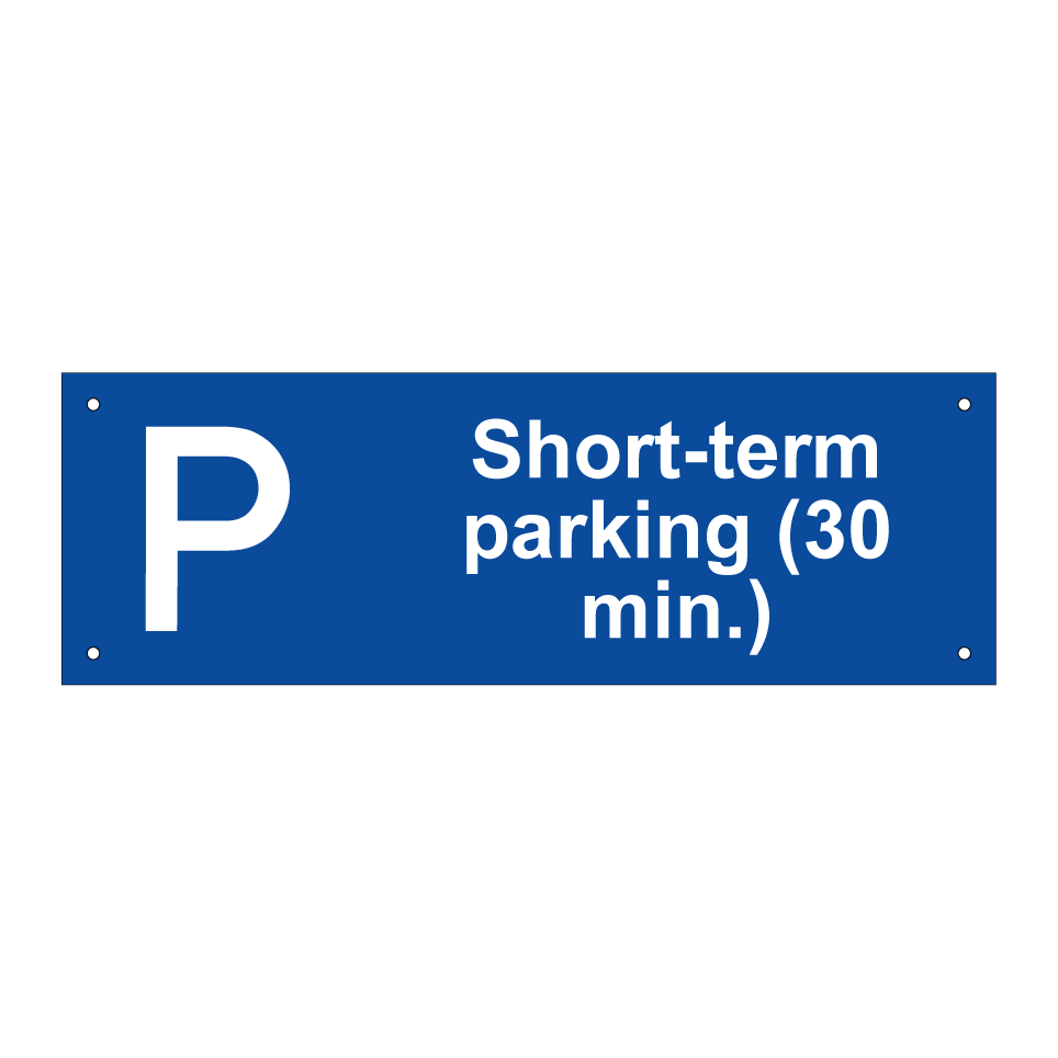 Short-term parking (30 min.)