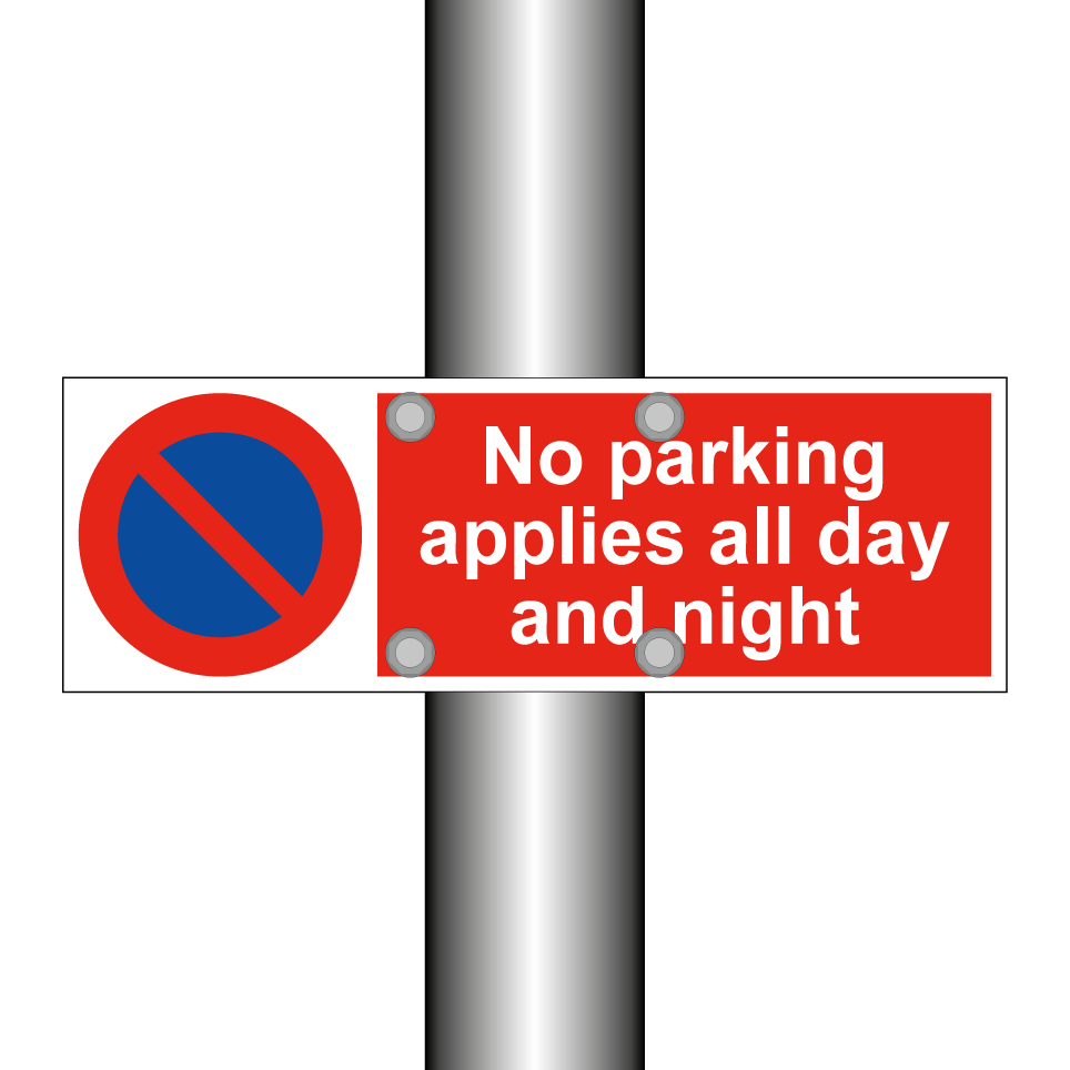 No parking applies all day and night