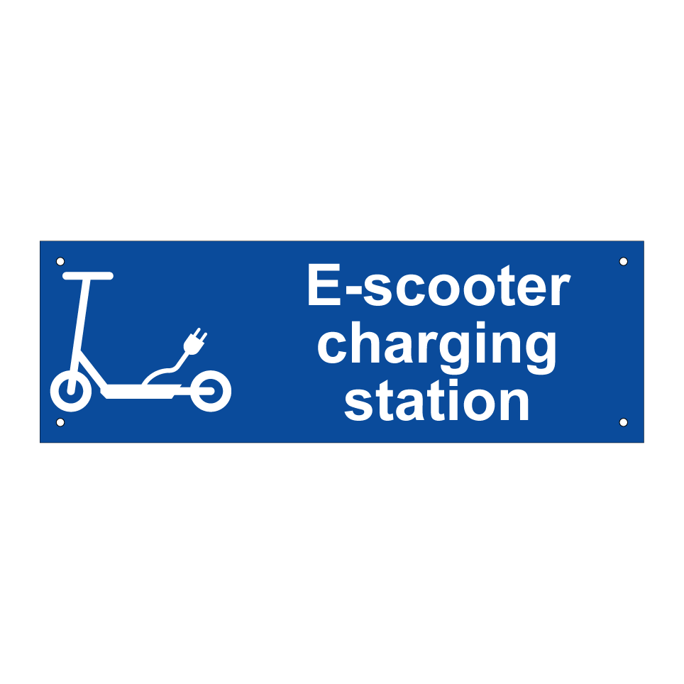 E-scooter charging station