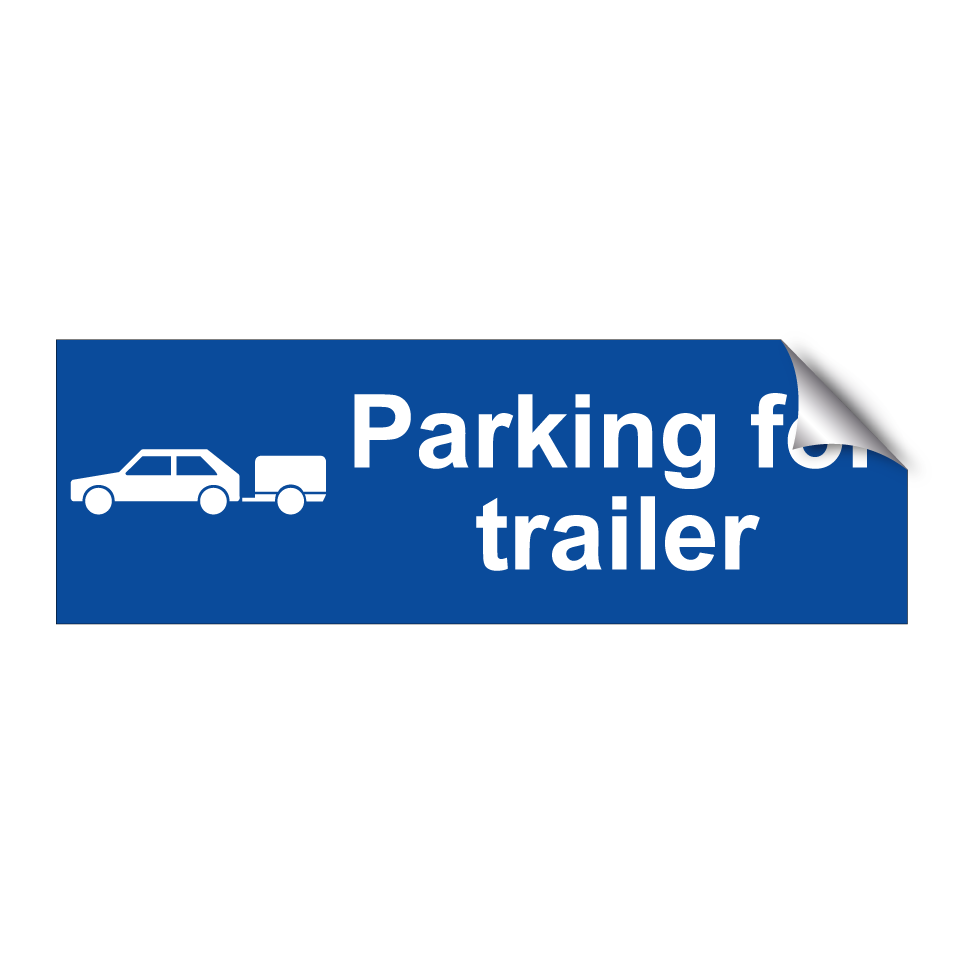 Parking for trailer
