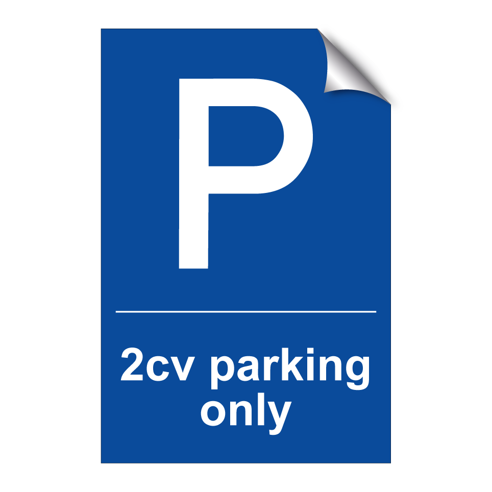 2cv parking only
