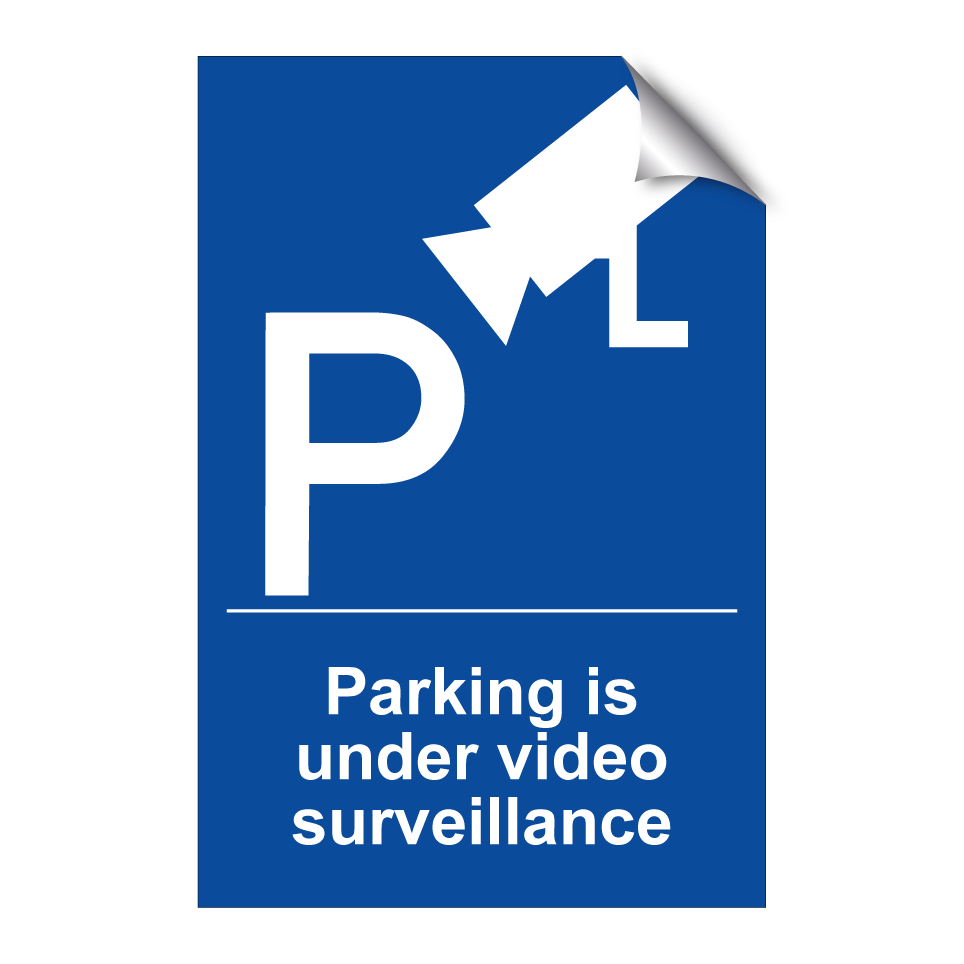 Parking is under video surveillance