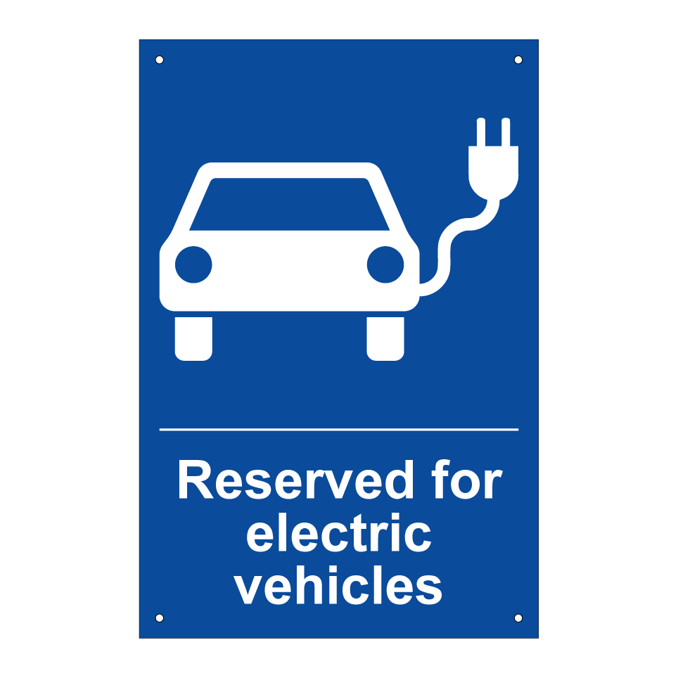 Reserved for electric vehicles