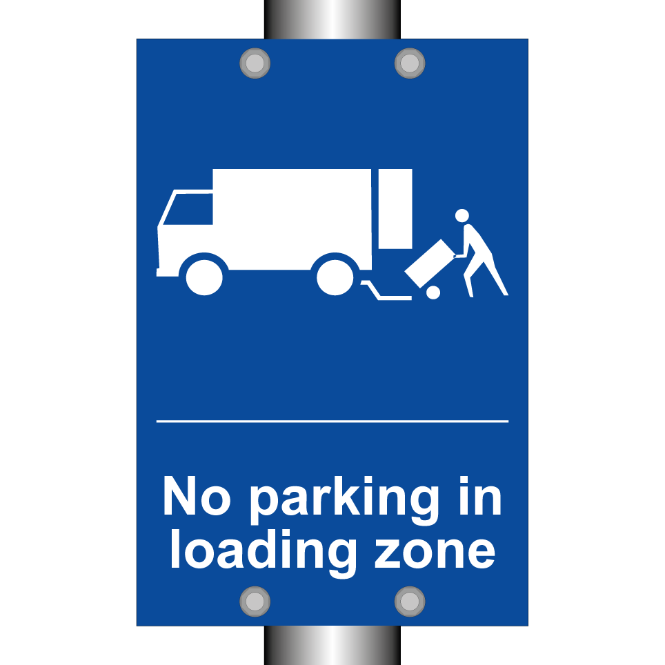 No parking in loading zone