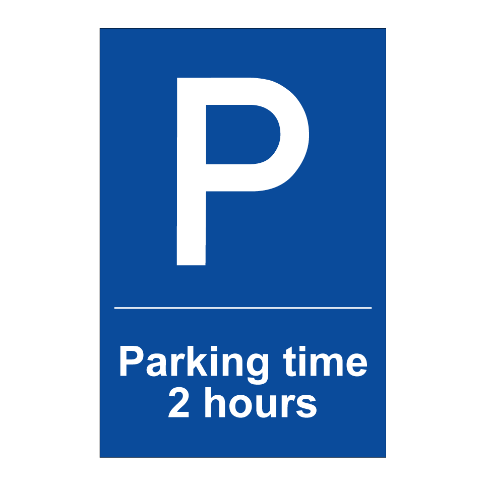 Parking time 2 hours