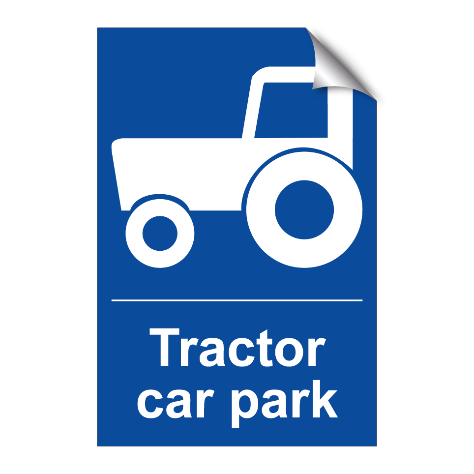 Tractor car park