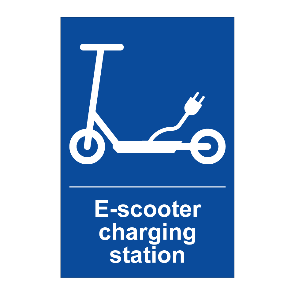 E-scooter charging station