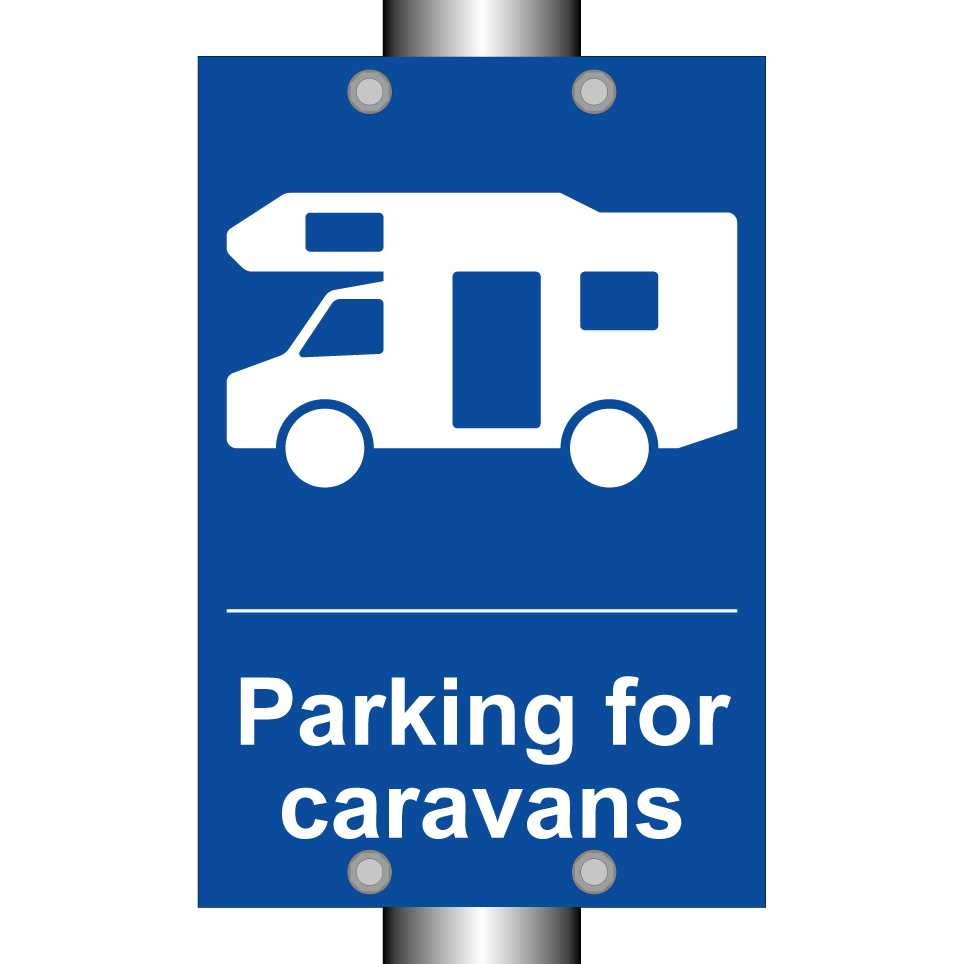 Parking for caravans
