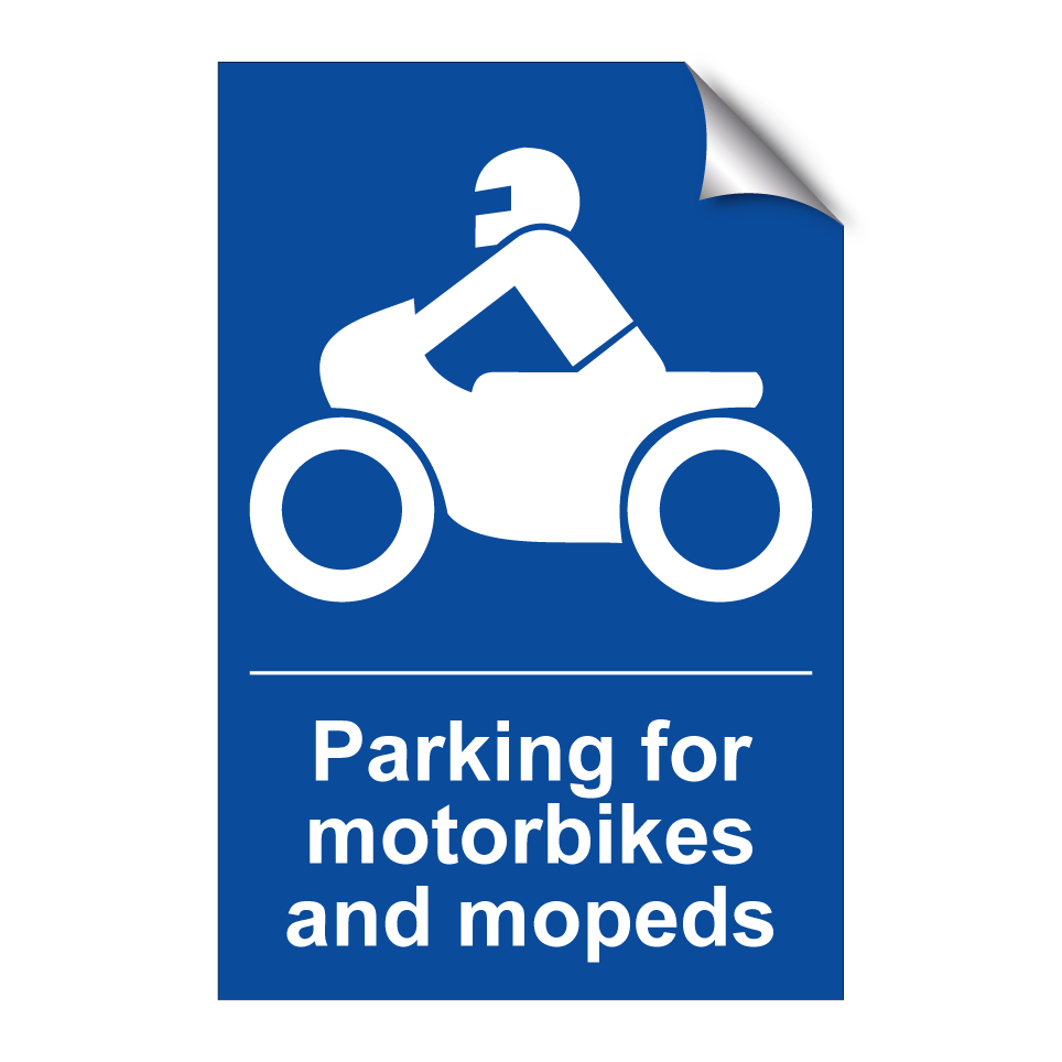 Parking for motorbikes and mopeds