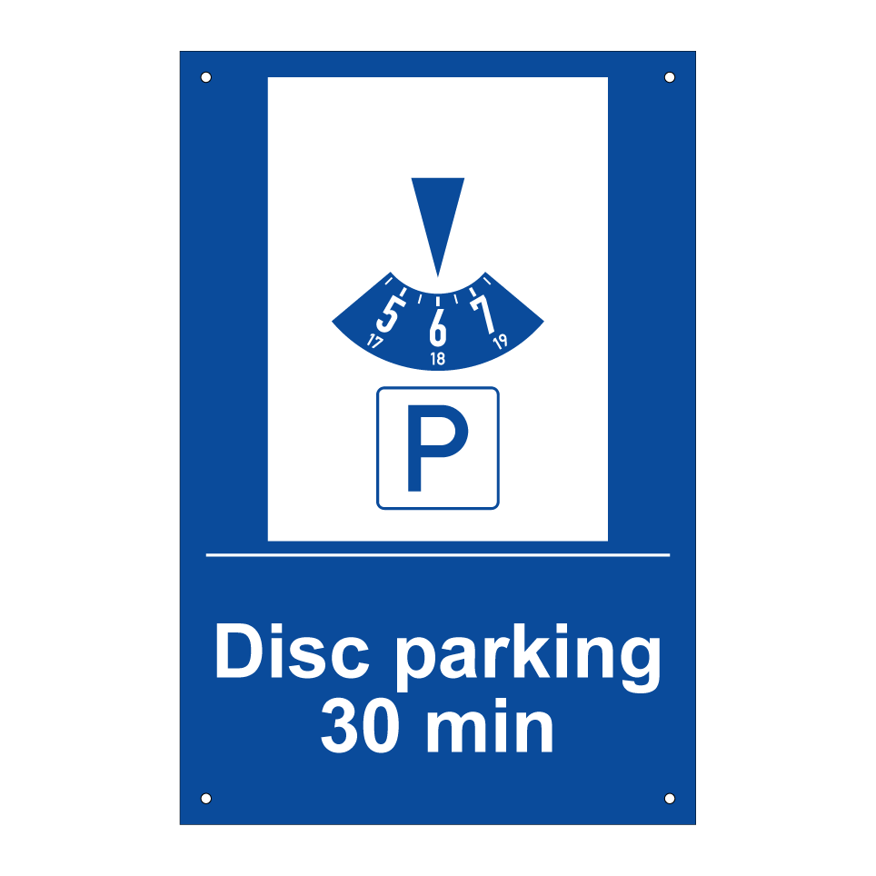 Disc parking 30 min