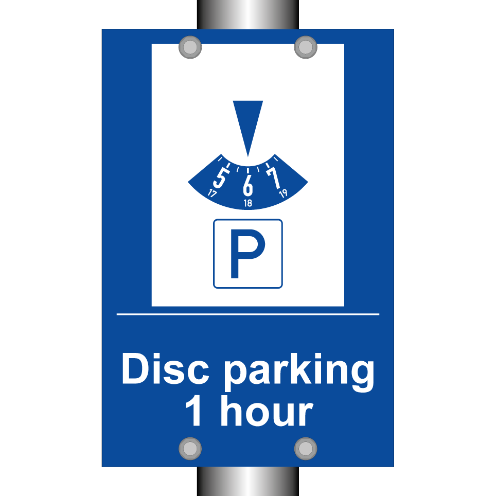 Disc parking 1 hour