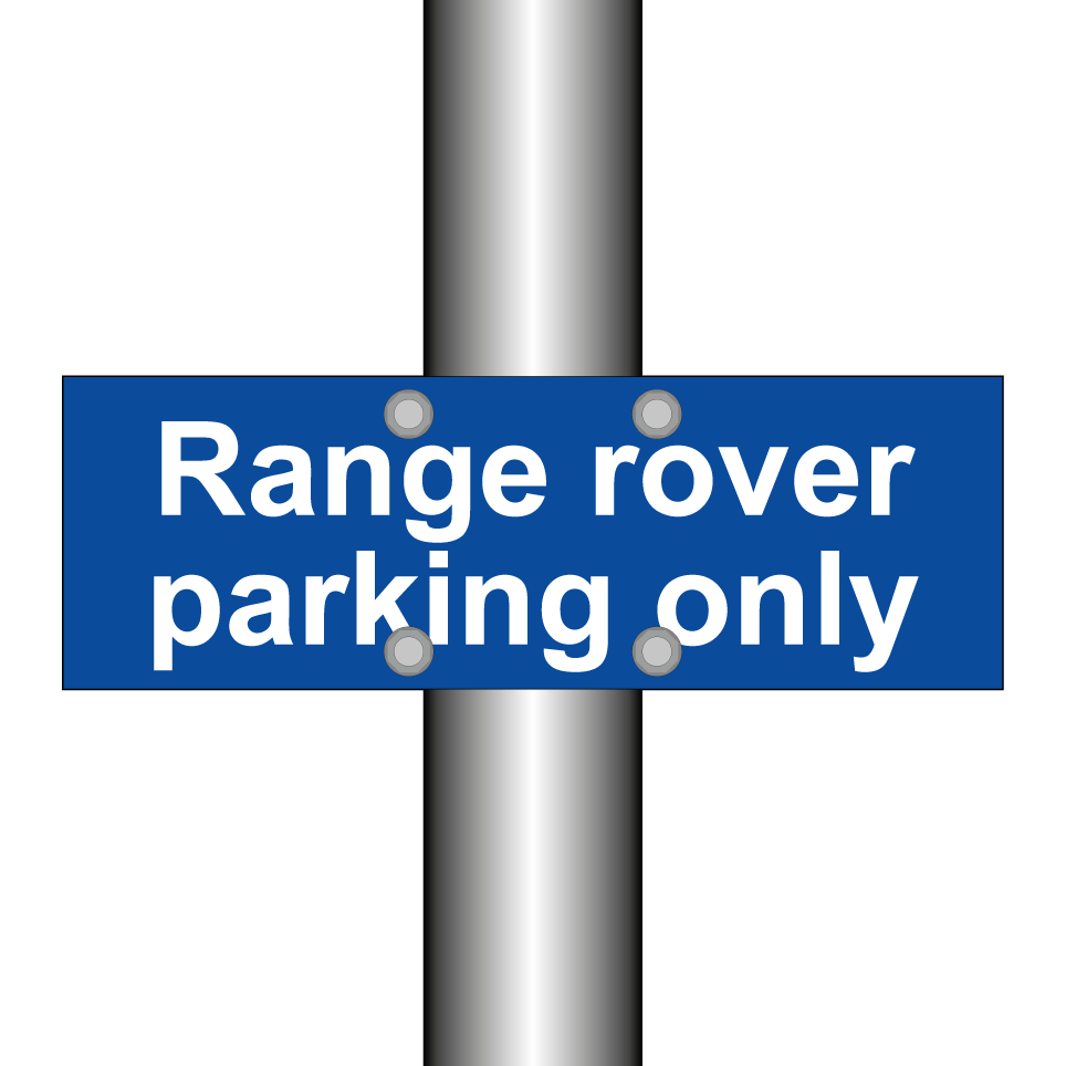 Range rover parking only