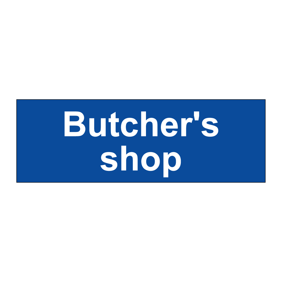 Butcher's shop