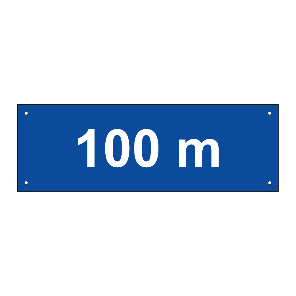 100 m
