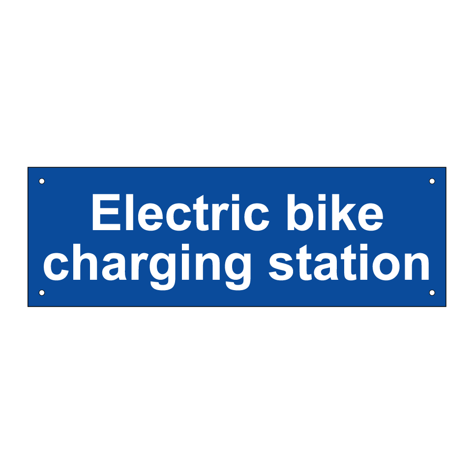 Electric bike charging station