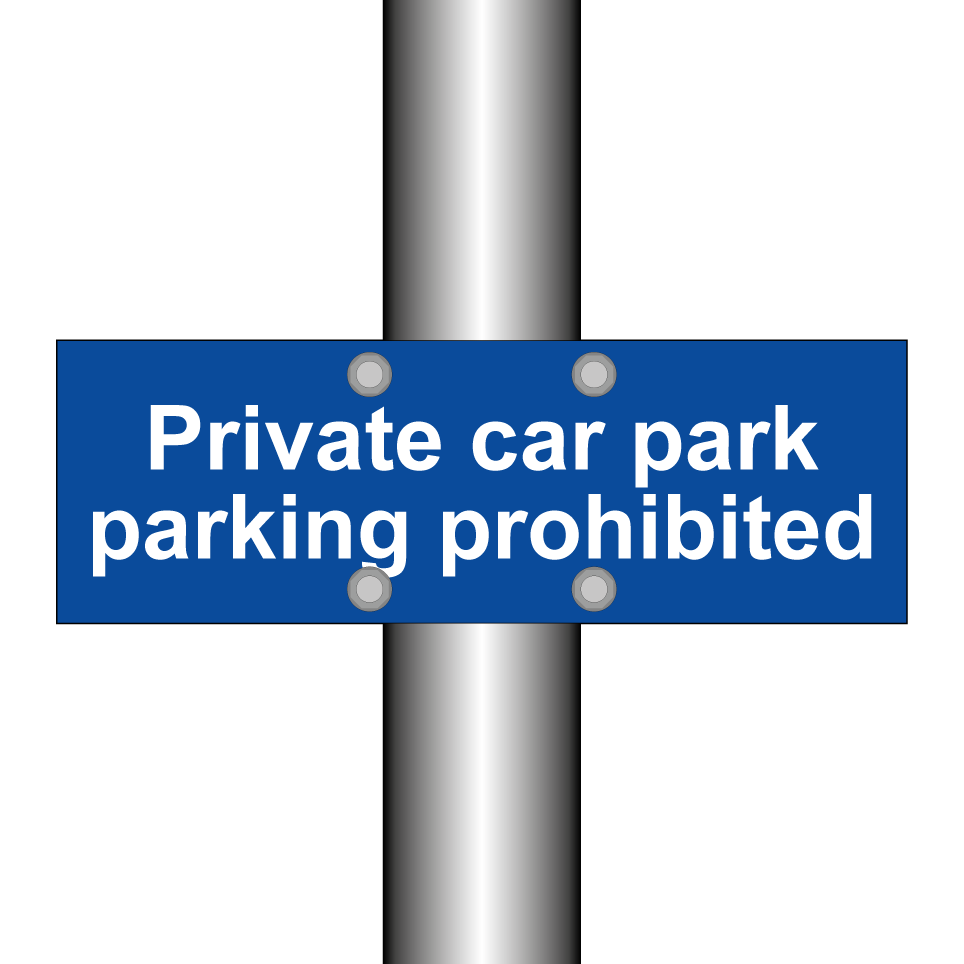 Private car park parking prohibited