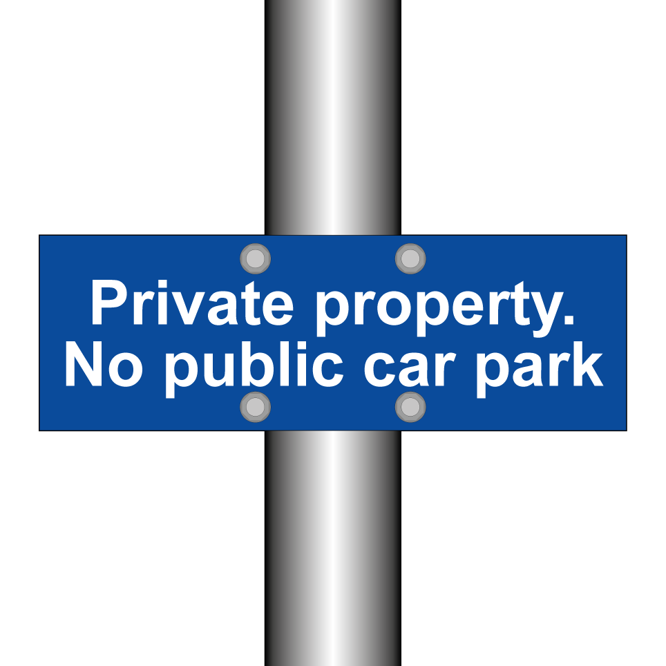 Private property. No public car park