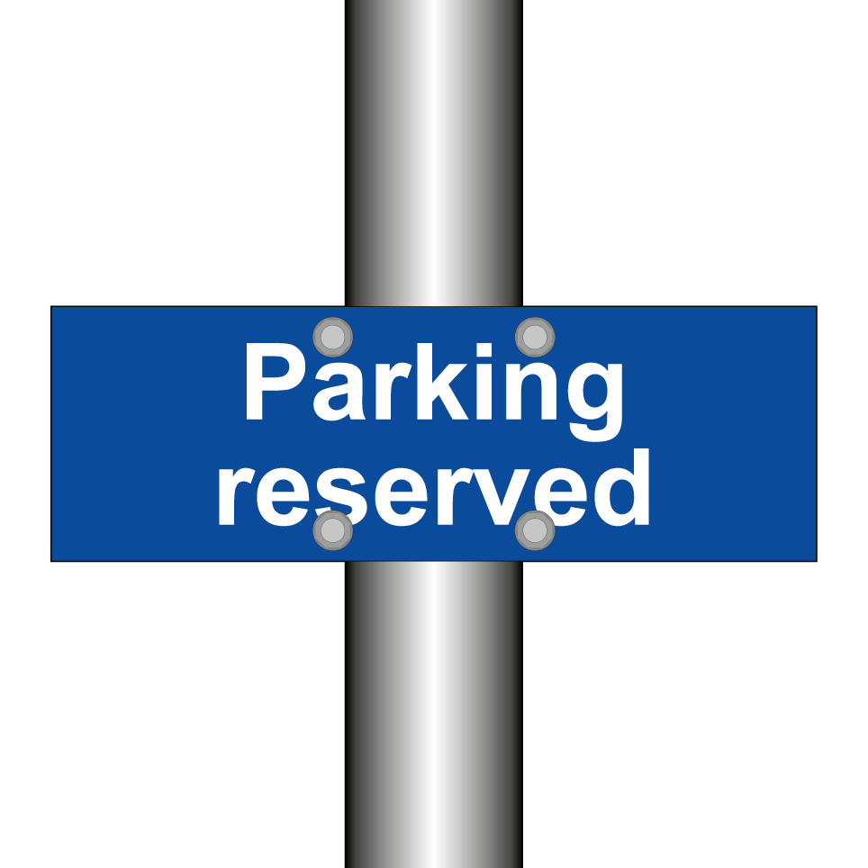 Parking reserved