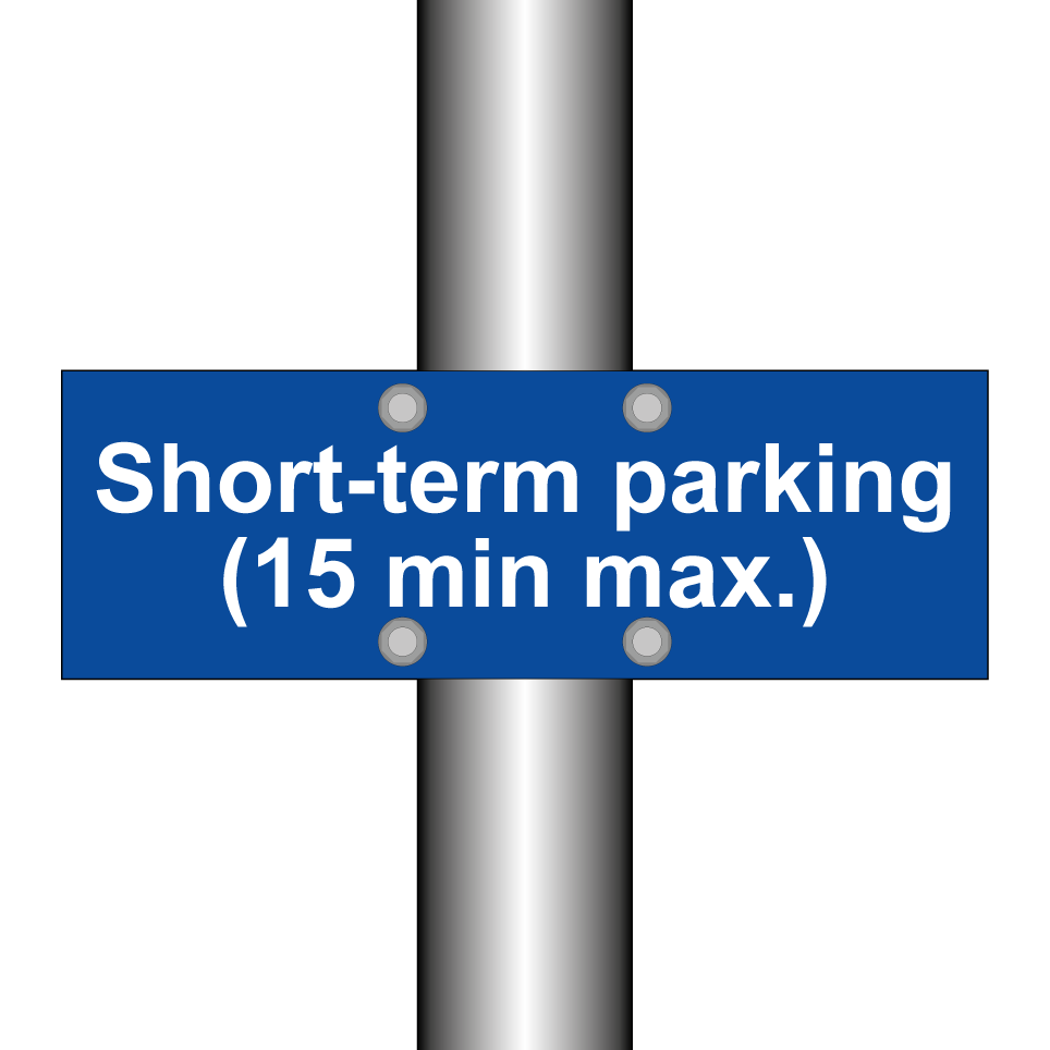 Short-term parking (15 min max.)